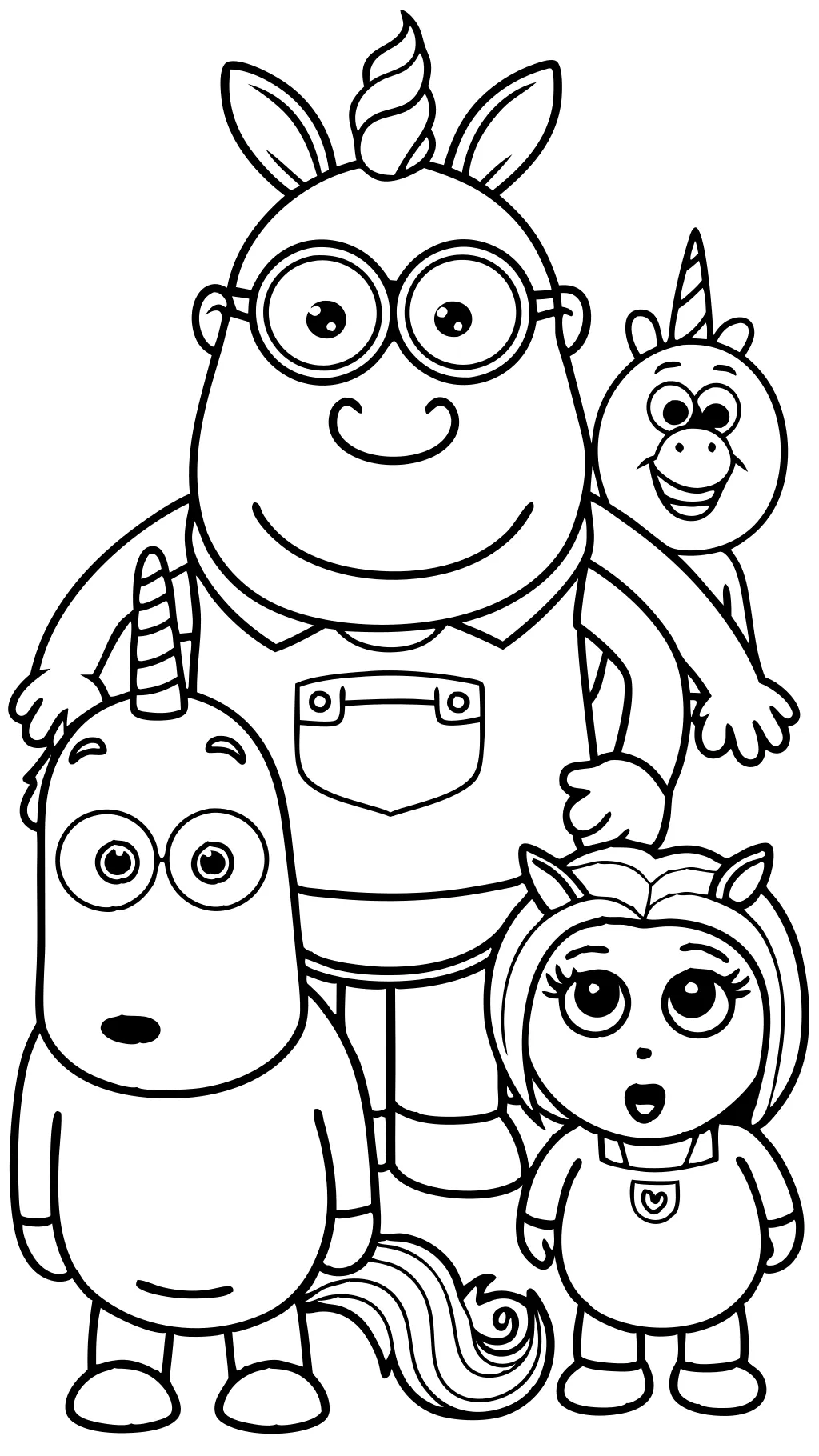 despicable me coloring pages